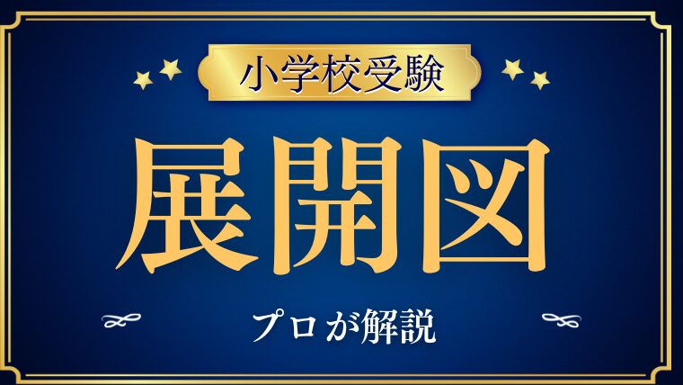 【小学校受験】展開図やサイコロ問題の教え方をプロが解説