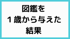 図鑑を子供に与える効果なし １歳から図鑑を与えて分かったこと