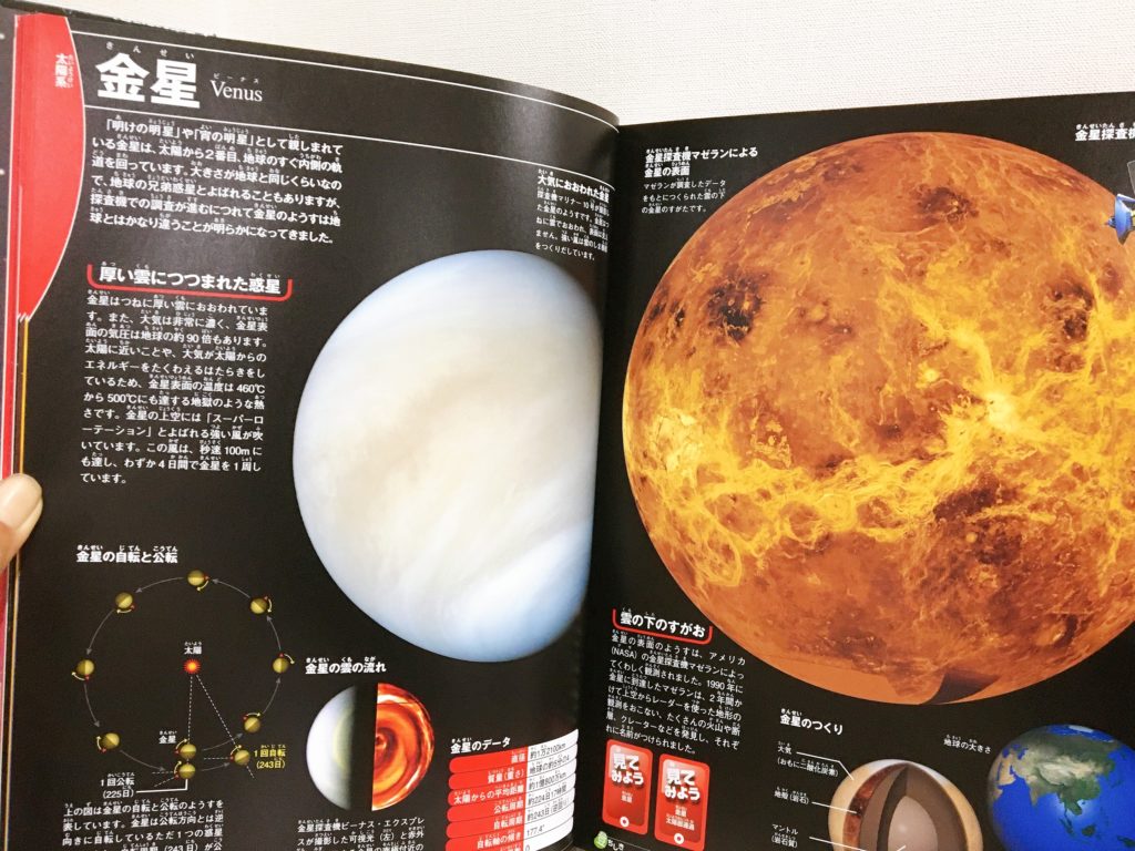 ダイソーと学研の図鑑live宇宙で子供が惑星に興味を持つ方法 現役保育士ママの幼児教育情報配信メディア